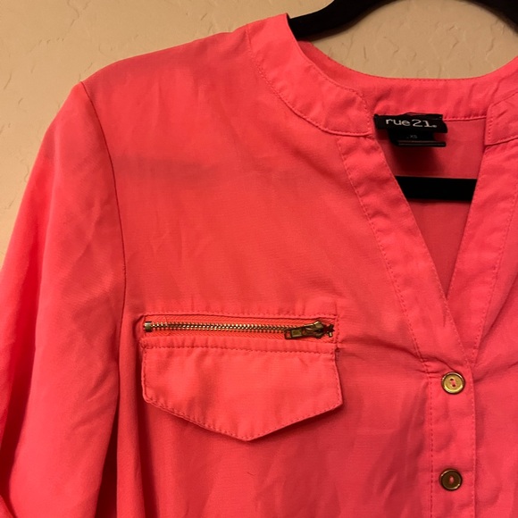 Rue 21 Coral Dress/Tunic Top - Picture 5 of 12